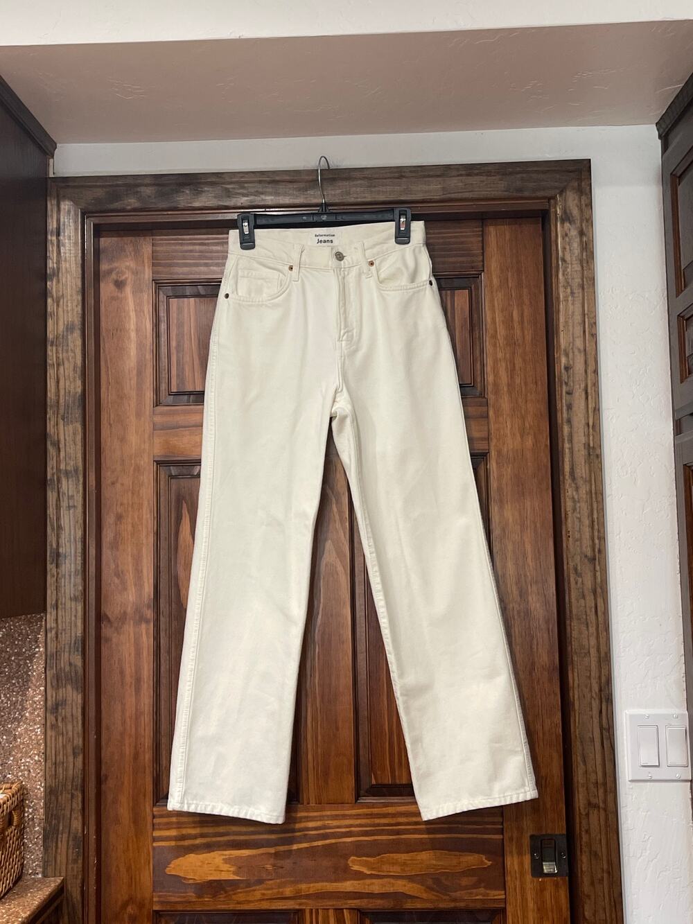 Reformation Val 90’s mid rise straight jeans size 24